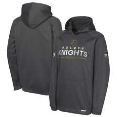 Vegas Golden Knights Fanatics Youth Authentic Pro Rink Raglan Hoodie - Gray - NHL 202634992