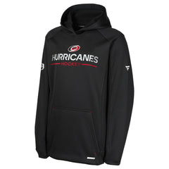 Carolina Hurricanes Fanatics Youth Authentic Pro Rink Raglan Hoodie - Black - NHL 202634993