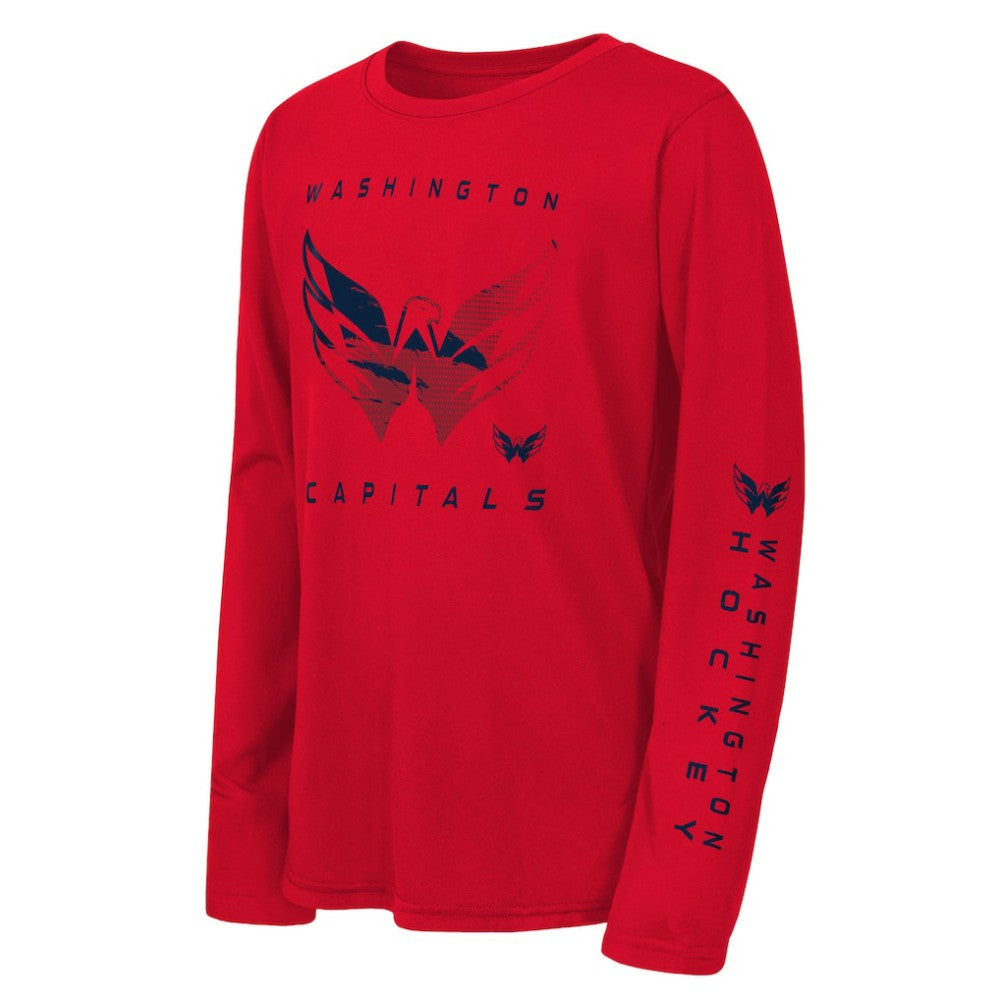 Washington Capitals Outerstuff Youth Seize the Win Long Sleeve T-Shirt - Red - NHL 202635050