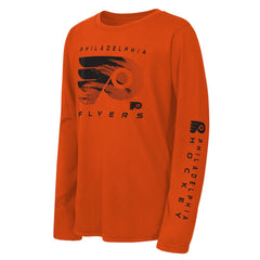 Philadelphia Flyers Outerstuff Youth Seize the Win Long Sleeve T-Shirt - Orange - NHL 202635052