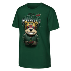 Minnesota Wild Outerstuff Youth Mascot Highlight T-Shirt - Green - NHL 202635075