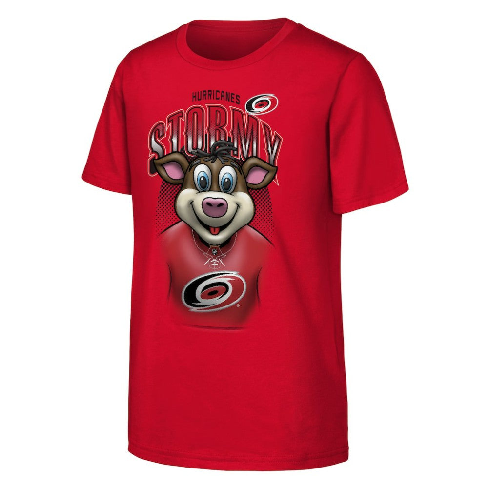 Carolina Hurricanes Outerstuff Youth Mascot Highlight T-Shirt - Red - NHL 202635093