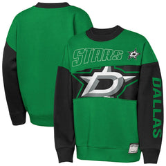 Dallas Stars Outerstuff Youth Impact Player Sweatshirt - Kelly Green/Black - NHL 202635171