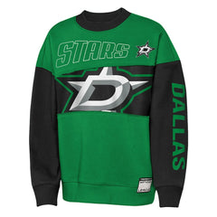 Dallas Stars Outerstuff Youth Impact Player Sweatshirt - Kelly Green/Black - NHL 202635171