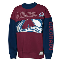 Colorado Avalanche Outerstuff Youth Impact Player Sweatshirt - Burgundy/Navy - NHL 202635172