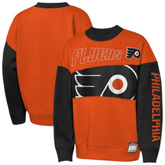 Philadelphia Flyers Outerstuff Youth Impact Player Sweatshirt - Orange/Black - NHL 202635177
