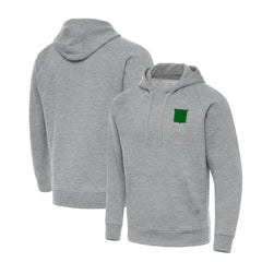 New York Rangers Antigua St. Patrick's Day Victory Pullover Hoodie - Heather Gray - NHL 202635203