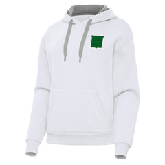 New York Rangers Antigua Women's St. Patrick's Day Victory Pullover Hoodie - White - NHL 202635227
