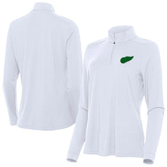Detroit Red Wings Antigua Women's St. Patrick's Day Intent Quarter-Zip Performance Pullover - White - NHL 202635355