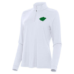 Minnesota Wild Antigua Women's St. Patrick's Day Intent Quarter-Zip Performance Pullover - White - NHL 202635358