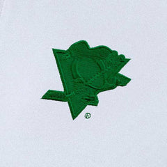 Pittsburgh Penguins Antigua Women's St. Patrick's Day Intent Quarter-Zip Performance Pullover - White - NHL 202635359