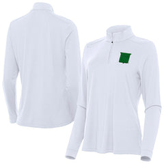 New York Rangers Antigua Women's St. Patrick's Day Intent Quarter-Zip Performance Pullover - White - NHL 202635361