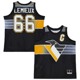 Mario Lemieux Pittsburgh Penguins Mitchell & Ness Unisex Maxxed Out Fashion Basketball Jersey - Black - NHL 202635612