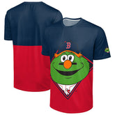 Boston Red Sox FOCO Big Logo Mascot T-Shirt - Navy/Red - MLB on Sale