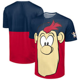 Atlanta Braves FOCO Big Logo Mascot T-Shirt - Navy/Red - MLB Online