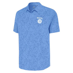 Chicago Cubs Antigua Cactus Spring Training Lush Button-Up Shirt - Powder Blue - MLB Discount