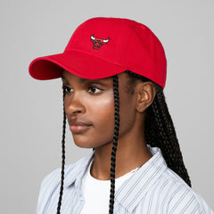 Chicago Bulls Women's Micro Lefty Adjustable Hat Red | Mitchell & Ness for sale