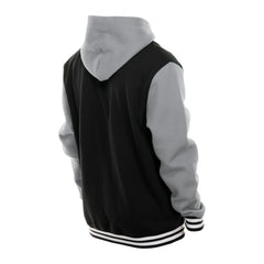 Vegas Golden Knights New Era Full-Snap Fleece Hoodie Jacket - Black/Grey - NHL 202641104