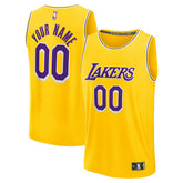 Los Angeles Lakers Youth Custom Fastbreak Jersey Icon Gold | Fanatics outlet