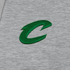 Cleveland Cavaliers Antigua St. Patrick's Day Victory Raglan Pullover Hoodie Heather Gray