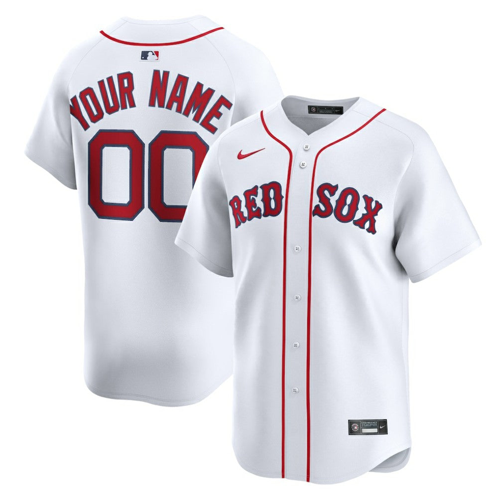 Boston Red Sox Nike Home Limited Custom Jersey - White - Nike Online