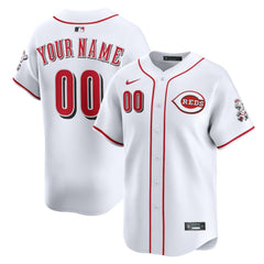 Cincinnati Reds Nike Home Limited Custom Jersey - White - Nike Online