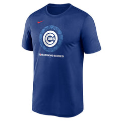Chicago Cubs Nike 2025 MLB World Tour: Tokyo Series Legend Logo Performance T-Shirt - Royal - Nike on Sale