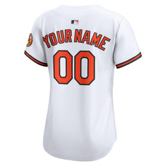 Baltimore Orioles Nike Women's Home Limited Custom Jersey - White - Nike Discount