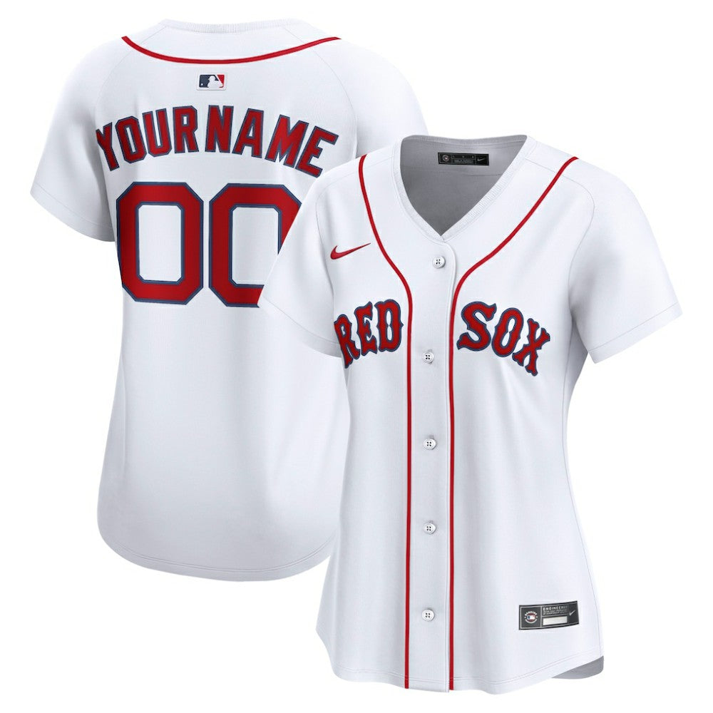Boston Red Sox Nike Women's Home Limited Custom Jersey - White - Nike on Sale