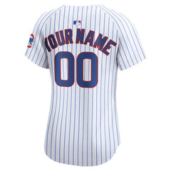 Chicago Cubs Nike Women's Home Limited Custom Jersey - White - Nike Sale