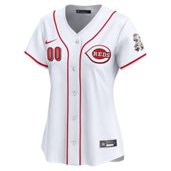 Cincinnati Reds Nike Women's Home Limited Custom Jersey - White - Nike Online