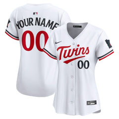 Minnesota Twins Nike Women's Home Limited Custom Jersey - White - Nike on Sale