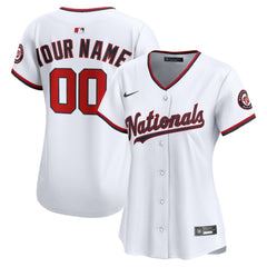 Washington Nationals Nike Women's Home Limited Custom Jersey - White - Nike Sale