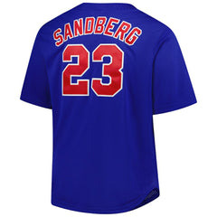 Ryne Sandberg Chicago Cubs Mitchell & Ness Big & Tall Cooperstown Mesh Batting Practice Jersey - Royal - Mitchell & Ness Online