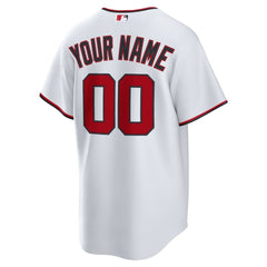 Washington Nationals Nike Home Custom Replica Jersey - White - Nike Discount