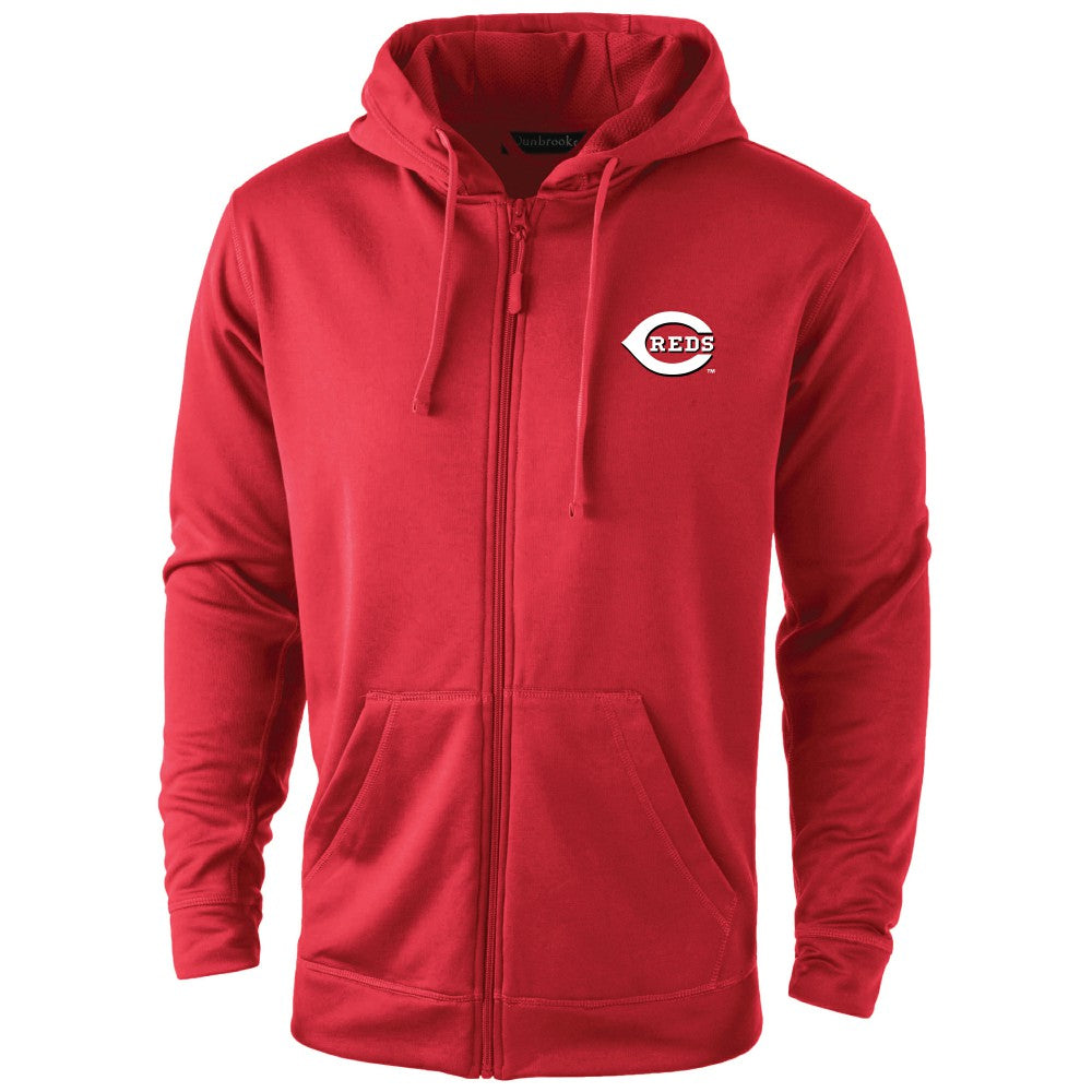Cincinnati Reds Dunbrooke Trophy Full-Zip Hoodie - Red - MLB Discount