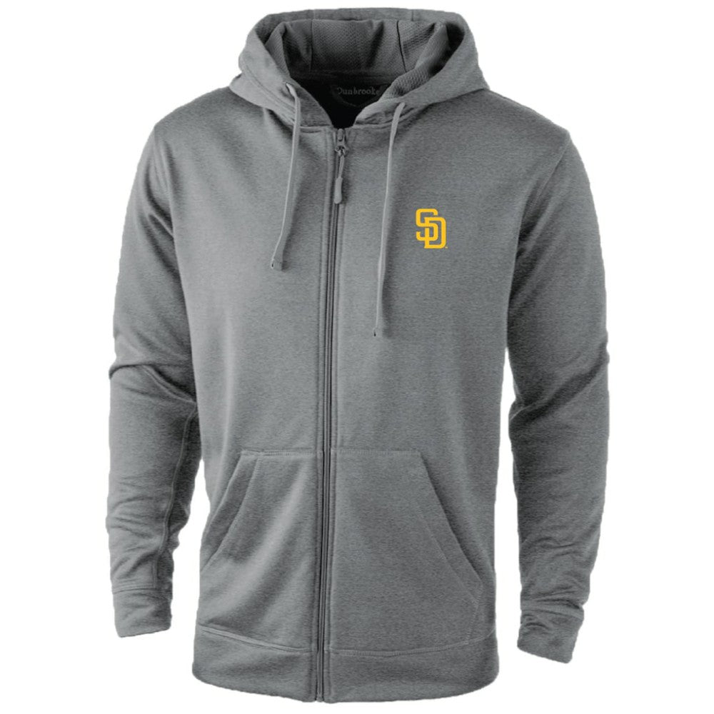 San Diego Padres Dunbrooke Trophy Full-Zip Hoodie - Gray - MLB Sale