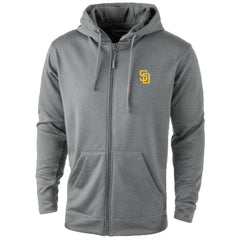 San Diego Padres Dunbrooke Trophy Full-Zip Hoodie - Gray - MLB Sale