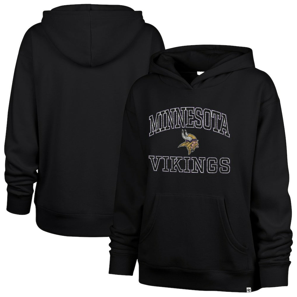 47 brand Minnesota Vikings '47 Women's Clarity Naomi Hoodie Black