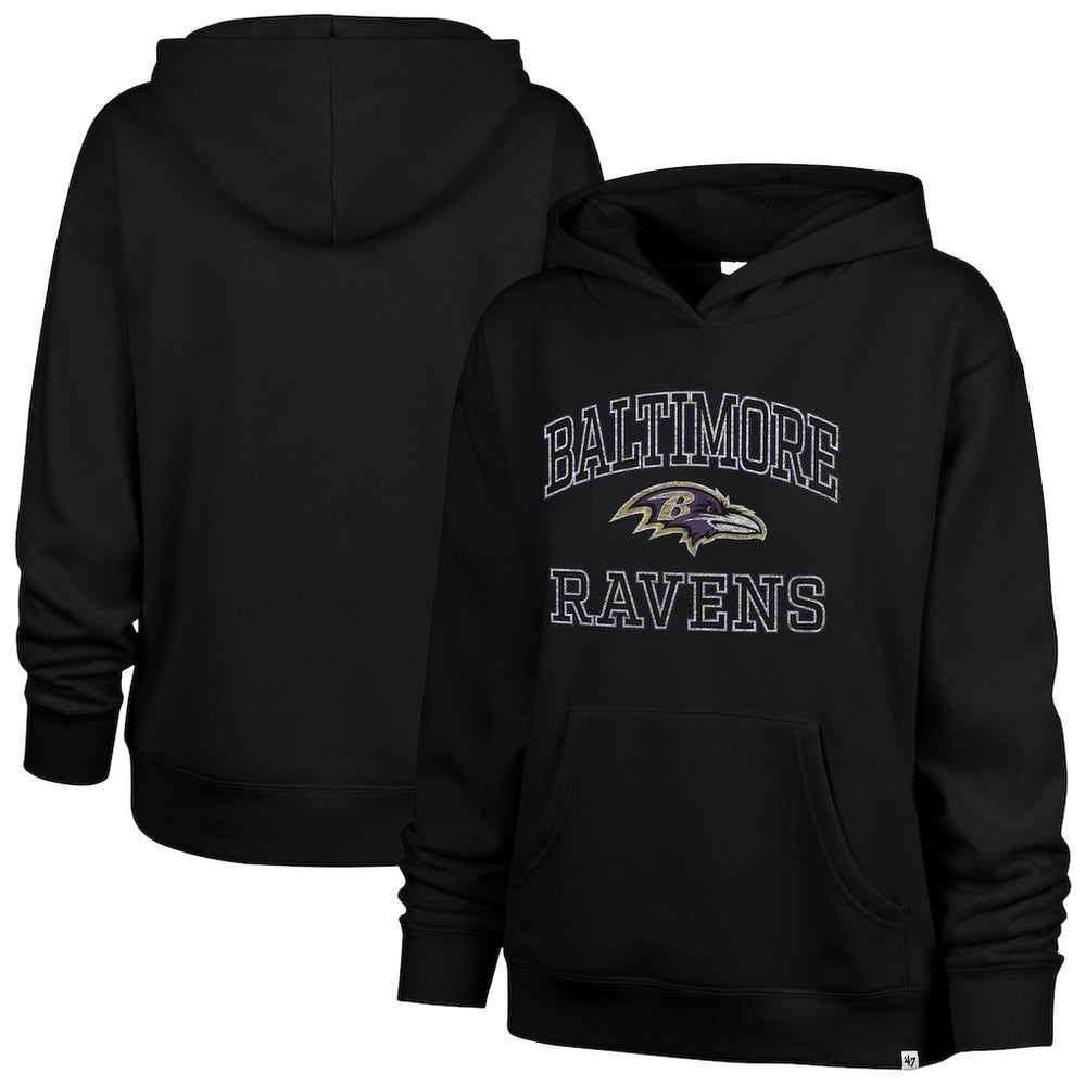 47 brand Baltimore Ravens '47 Women's Clarity Naomi Hoodie Black