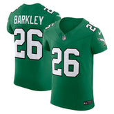 Nike Saquon Barkley Philadelphia Eagles Alternate Vapor F.U.S.E. Elite Jersey Kelly Green