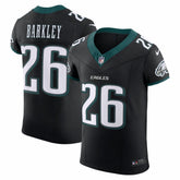 Nike Saquon Barkley Philadelphia Eagles Alternate Vapor F.U.S.E. Elite Jersey Black