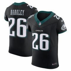 Nike Saquon Barkley Philadelphia Eagles Alternate Vapor F.U.S.E. Elite Jersey Black