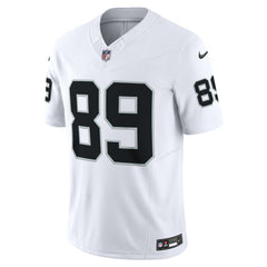 Nike Brock Bowers Las Vegas Raiders Vapor F.U.S.E. Limited Jersey White