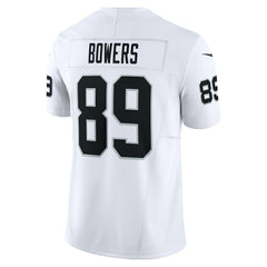 Nike Brock Bowers Las Vegas Raiders Vapor F.U.S.E. Limited Jersey White
