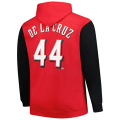Elly De La Cruz Cincinnati Reds Profile Big & Tall Fleece Pullover Hoodie - Red - MLB Sale