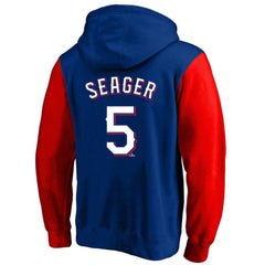 Corey Seager Texas Rangers Profile Big & Tall Name & Number Fleece Pullover Hoodie - Royal - MLB Lifestyle