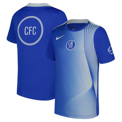 Chelsea Youth 2025/26 Third Academy Pro Pre-Match Dri-Fit Top Blue - Nike outlet