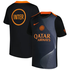 Inter Milan Youth 2025/26 Third Academy Pro Pre-Match Dri-Fit Top Black - Nike sale