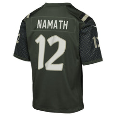 Nike Joe Namath New York Jets Youth 2025 Rivalries Collection Retired Player Game Jersey Gotham Green